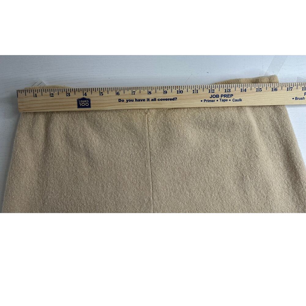 Vince Wool Blend Wide Leg Pants Cropped Oatmeal Beige Cozy Comfy Stretch… - Picture 10 of 13